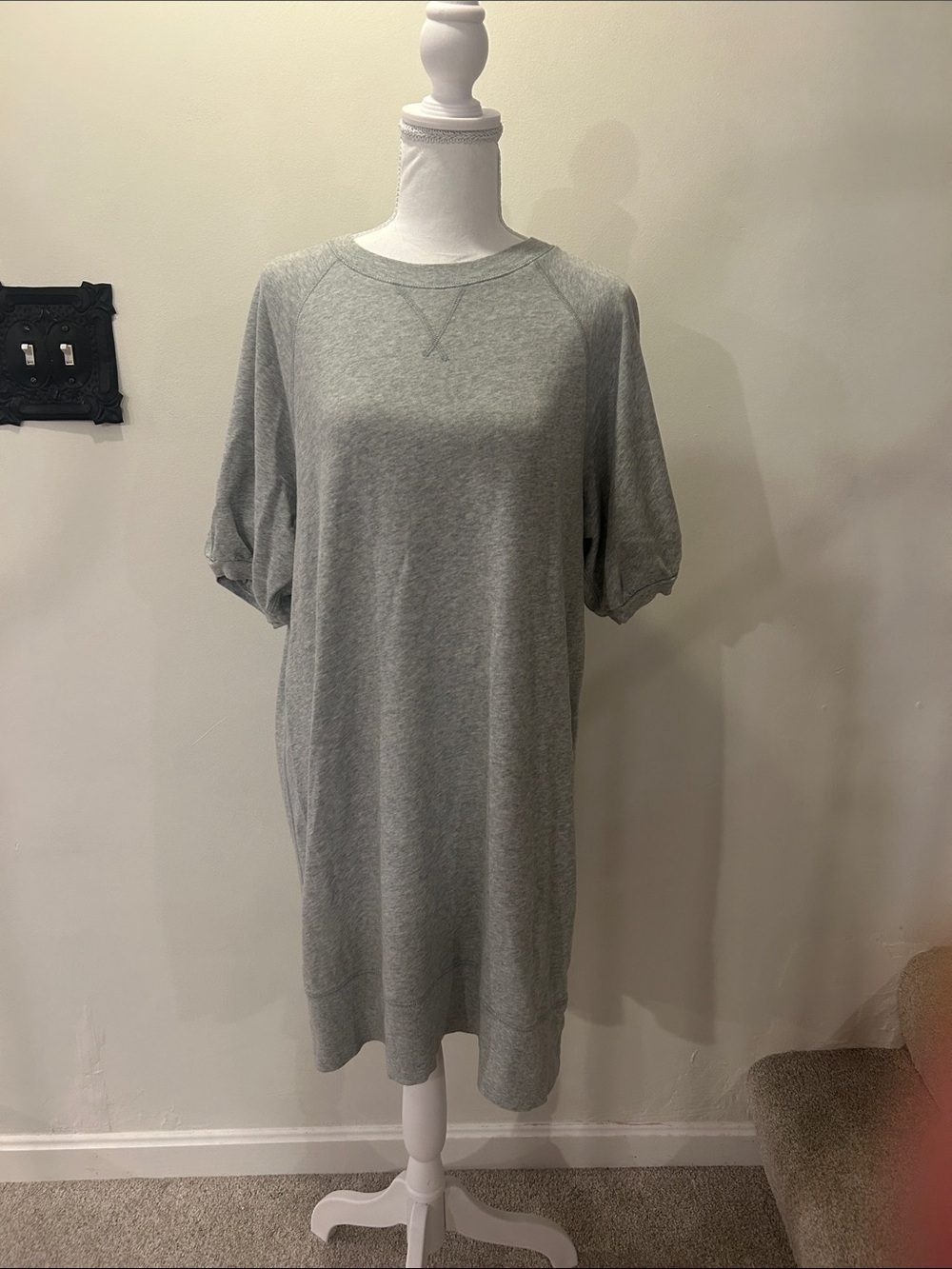 J Crew Short Sleeve Casual Dress Sz L